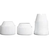 Адаптер для кондит.мешка,средний пластик D=25,H=32мм белый