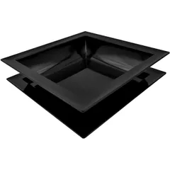 Serving dish plastic 5l ,H=90,L=375,B=375mm black