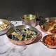 Кастрюля «Купер плюс» полированная, с лужением внутри медь,олово 0,85л D=120,H=75мм медный,золотой, изображение 2