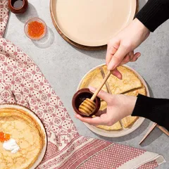 Ложка для меда дер. олива ,L=15см, изображение 2