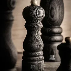 Мельница для соли «Париж Нейче» бук ,H=18см черный, изображение 4