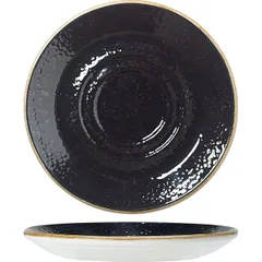 Saucer “Craft Licorice”  porcelain  D=14.5 cm  black