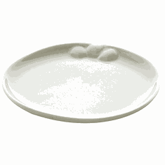 Блюдце «Боксис» для масла фарфор ,L=12,2,B=12см белый