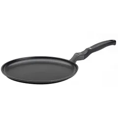 Pan for pancakes  cast aluminum, teflon  D=280, H=23, L=510mm  black