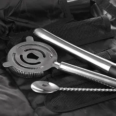 Набор барный «Комплекс-Бар» в скрутке (5 предметов) сталь нерж., изображение 3