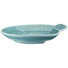 Тарелка пирожковая «Меш Аква» фарфор D=12см голуб., изображение 2