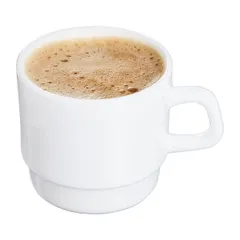 Чашка чайная «Ресторан» стекло 220мл D=75,H=70мм белый, изображение 4