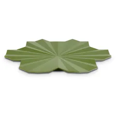 Buffet dish  plastic  D=465, H=25mm  dark green.