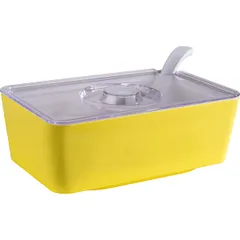 Салатник «Хэппи буфет» GN1/4 пластик ,H=90,L=265,B=162мм желт., изображение 2