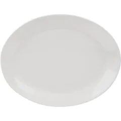 Dish “Monaco” oval  porcelain , L=28, B=21.5 cm  white