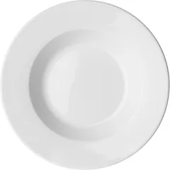 Блюдо «Симплисити» круглое глубокое фарфор 450мл D=270,H=35мм белый