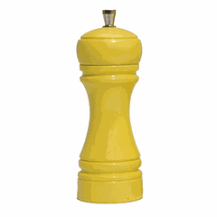 Мельница для соли метал.мех. бук D=5,H=14см желт.