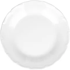 Тарелка «Верона» мелкая фарфор D=19см белый