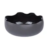 Салатник «Вейв» фарфор 250мл D=11,H=4см черный