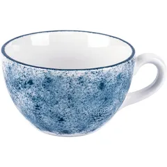 Чашка чайная «Аида» фарфор 280мл D=108,H=66мм белый,синий