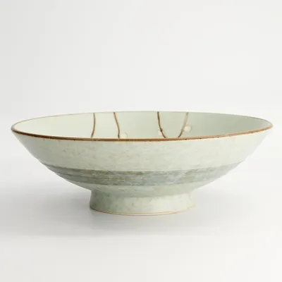 Салатник «Грин Сошун» фарфор 1,4л D=240,H=75мм зелен., изображение 3