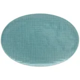 Блюдо «Меш Аква» овальное фарфор ,L=30,B=21см голуб.