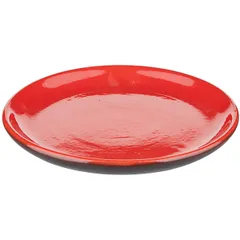 Тарелка «Кармин» без полей керамика D=15см красный,черный, изображение 2