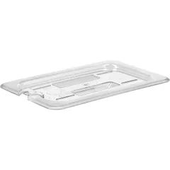 Крышка для гастроемкости GN 1/4 с вырезом для ложки поликарбонат ,L=26,5,B=16,2см прозр.