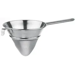 Conical colander  stainless steel  D=24, L=25cm  metal.