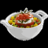 Салатник «Бель Кузин» фарфор 70мл D=70,H=30,L=95мм белый