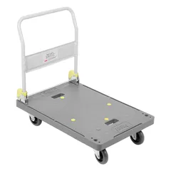 Тележка для контейнеров сталь,полипроп. ,H=86,L=90,3,B=60,5см серый,металлич.