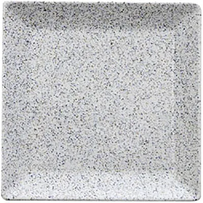 Тарелка квадратная «Мундо Андалузи» фарфор ,L=19,B=19см серый