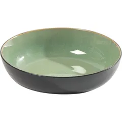 Salad bowl “Pure” ceramics 1l D=20,H=5cm green,black