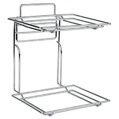 Shelf for 2 baskets (without baskets)  chrome steel , H=38, L=49.5, B=38 cm  metal.