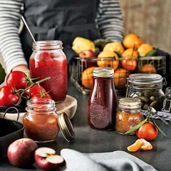 Банка «Фидо» круглая с крышкой стекло 4,96л D=17,5,H=27,9см прозр., изображение 2