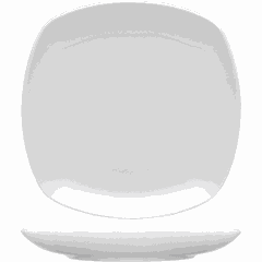 Тарелка «Санрайз» квадратная фарфор ,L=20,5,B=20,5см белый