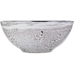 Салатник «Тирамису» керамика 1л D=180,H=75мм белый,черный, изображение 3