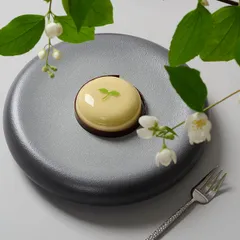 Тарелка «Сейко» для подачи фарфор D=215,H=45мм серый, Диаметр (мм): 215, изображение 4