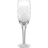 Flute glass crystal 250ml ,H=22.5cm clear.