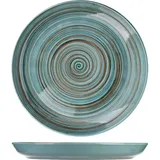 Тарелка «Скандинавия» мелкая керамика D=260,H=25мм голуб.