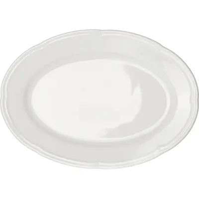 Блюдо «Увертюра» овальное фарфор ,H=3,L=26,B=18см белый, Длина (мм): 260, Ширина (мм): 180