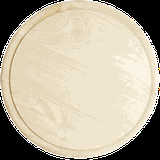 Доска разделочная бук D=30,H=15см св. дерево