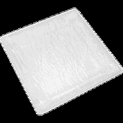 Тарелка «Минерали» квадратная стекло ,H=23,L=250,B=250мм прозр.