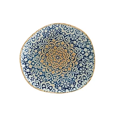 Тарелка «Альхамбра» фарфор D=15см белый,синий