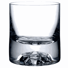 Old fashion christmas glass 350ml D=92,H=104mm clear.