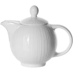 Чайник заварочный «Спайро» фарфор 340мл D=46,H=45,L=160,B=105мм белый