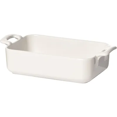 Форма для запекания «Бель Кузин» прямоугольная фарфор 450мл ,H=45,L=160мм белый
