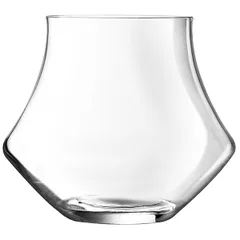 Old fashion "Open up spirit"  chrome glass  290 ml  D=99, H=86mm  clear.