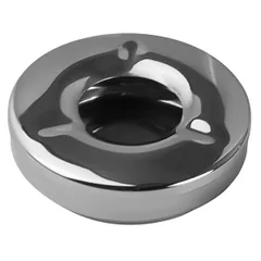 Ashtray “Prootel” stainless steel D=13,H=3cm metal.