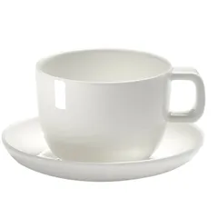 Чашка кофейная «Бэйс» фарфор 100мл D=60,H=45мм белый,глянц., изображение 2