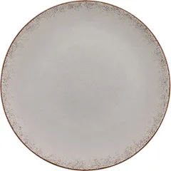 Plate “Options Natural Gray” small  porcelain  D=32, H=2cm  gray