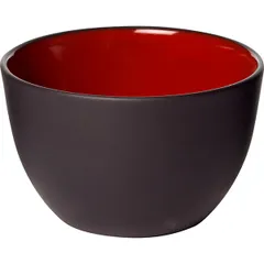 Салатник керамика 0,5л D=125,H=80мм черный,красный