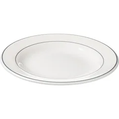 Тарелка пирожковая «Рисепшн» стекло D=155,H=15мм слон.кость,серый, изображение 2