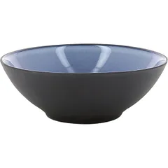 Salad bowl “Ekinox” porcelain 350ml D=150,H=56mm blue