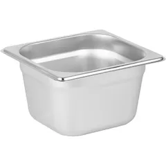 Гастроемкость GN 1/6 сталь нерж. 1,6л ,H=10,L=17,6,B=16,2см металлич.